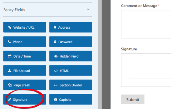 how you can add signature field to your existing or new forms