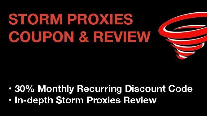 Storm Proxies Coupon (30% Monthly + 5% Lifetime Discount Codes)