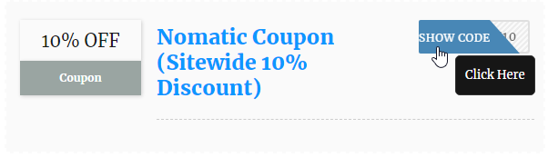 nomatic-coupon-code