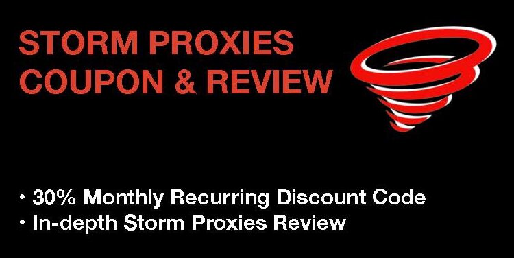 storm proxies coupon & review