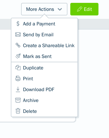 How to directly send invoice through email to client in freshbooks