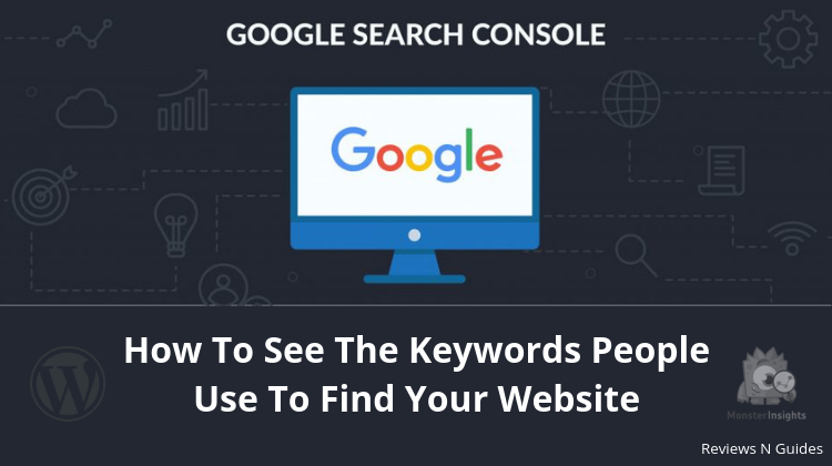 how to find keywords people use to find your website