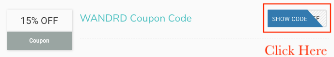 wandrd coupon code