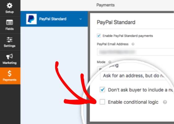 conditional logic | paypal and stripe payment on wordpress