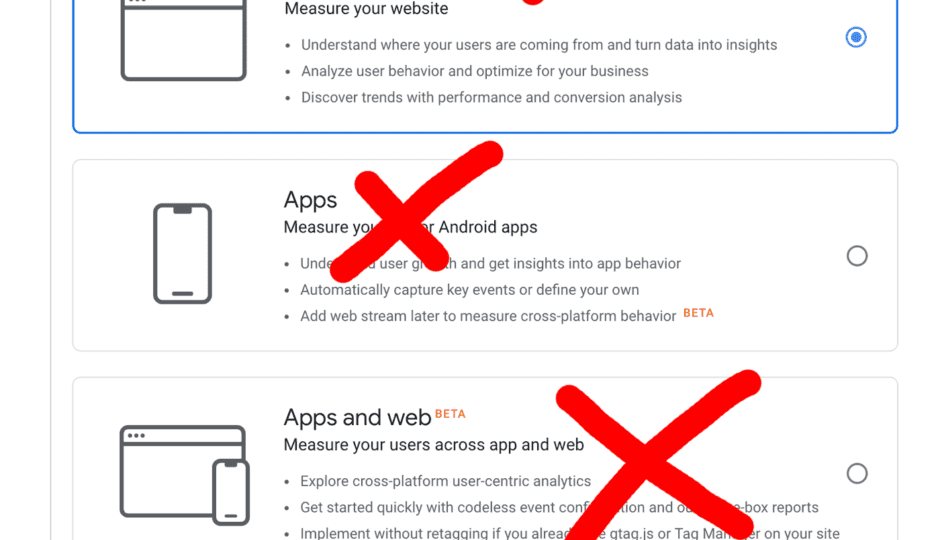 google analytics set up