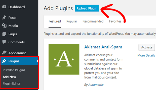 wordpress plugins search