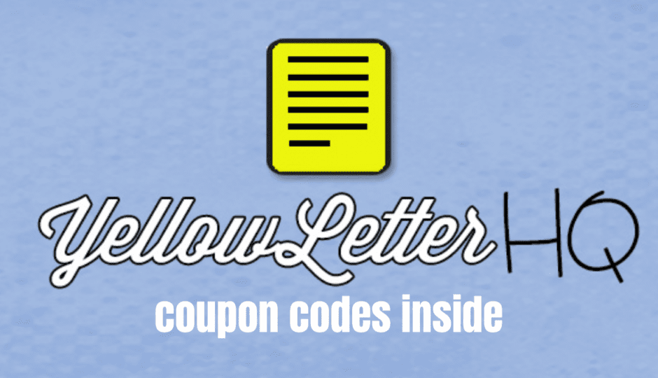 yellow letters hq coupon codes
