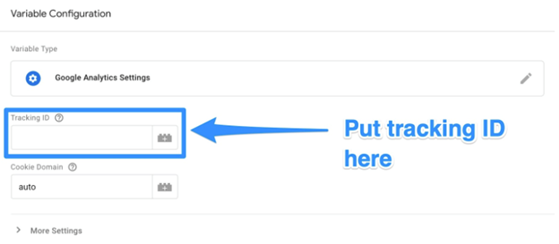 google analytics set up | add tracking ID in tag manager 