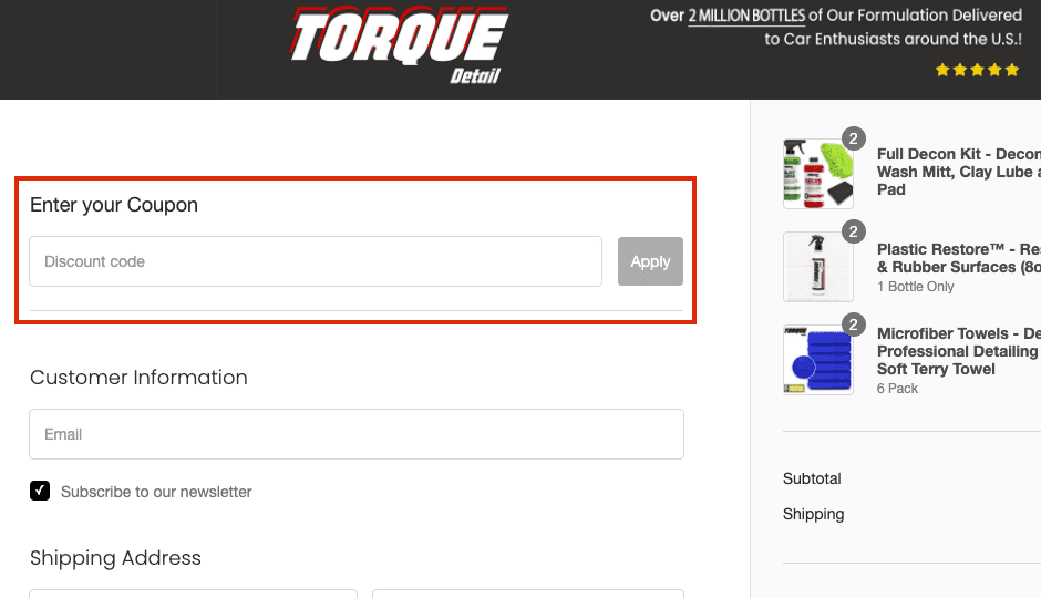 Torque Detail Discount Code 2024 (20 OFF Coupon Codes)