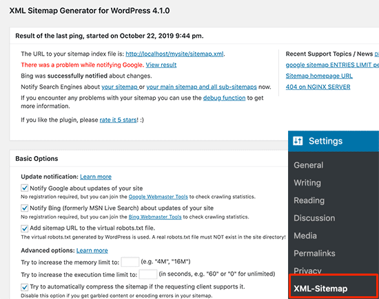 how to create xml sitemap in wordpress