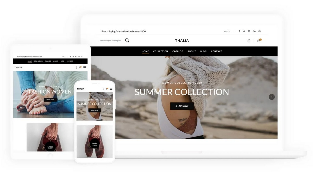 thalia shopify theme