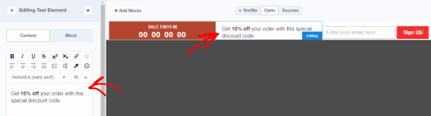 customize countdwon timer popups in wordpress with optinmonster