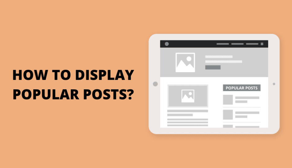 how to display popular post