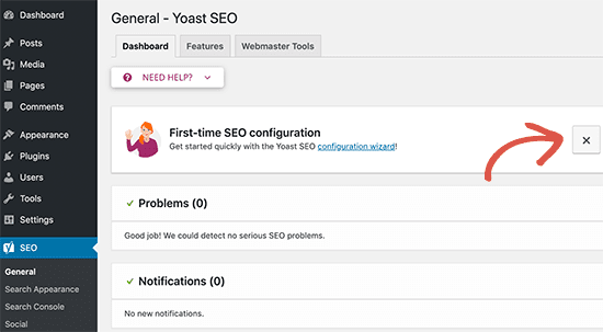 how to customize yoast seo settings in dashboard