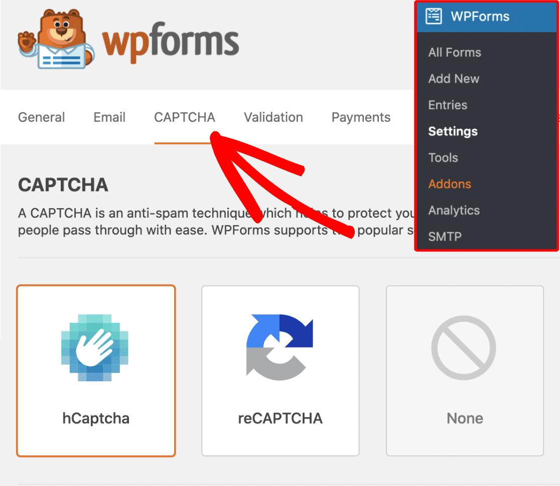 wpforms integration