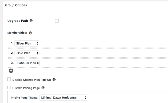 how to design a membership pricing page