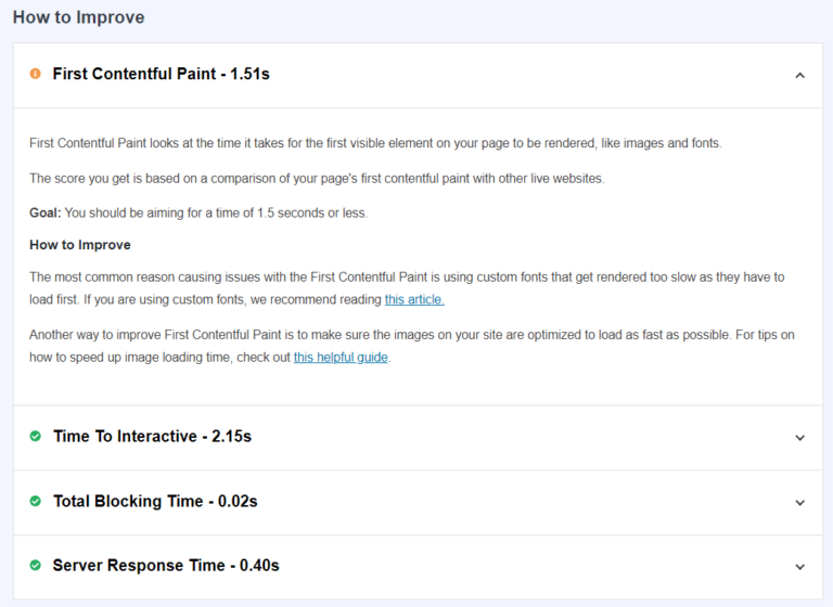 how to improve core web vitals of WordPress sites with monsterinsights