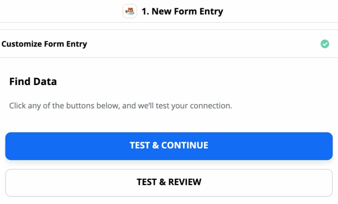 test connection