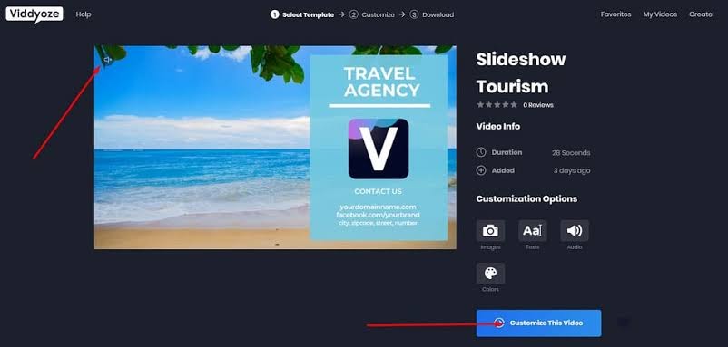 how to customize videos in viddyoze