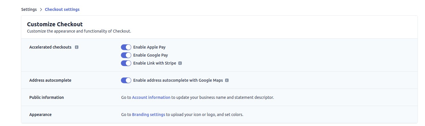 enable apple pay and google pay with stripe on memberpress