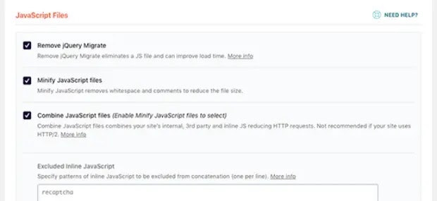 fix render blocking for improving wordpress site's core web vital score