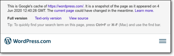 Restore Deleted Pages or Posts Using Google's Cache