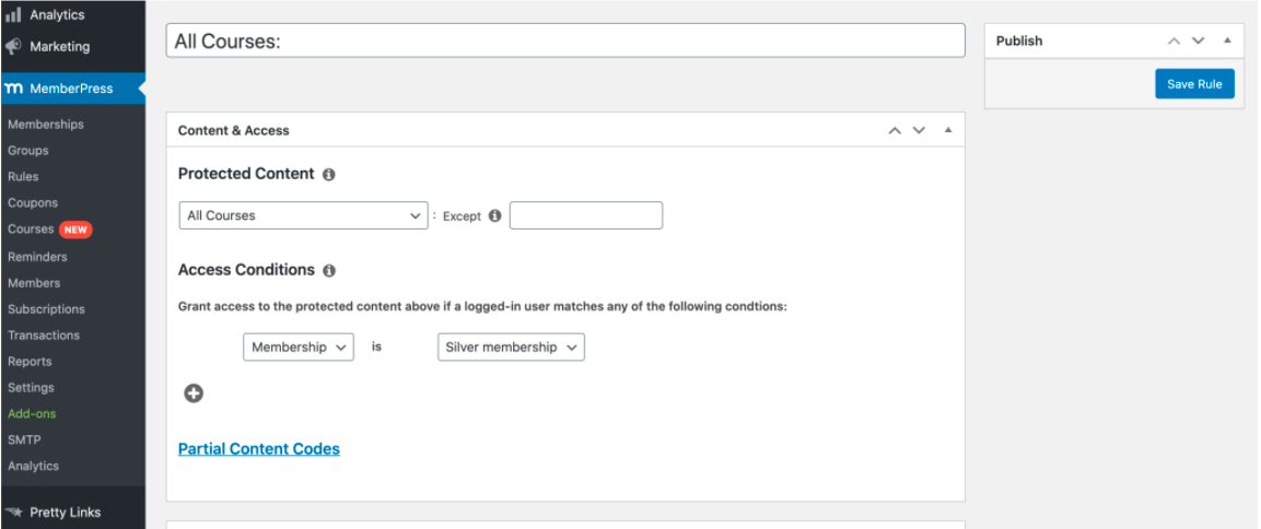 add sections and lessons