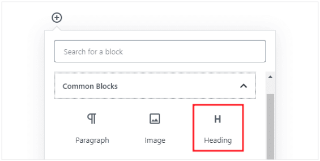 add headings to wordpress post