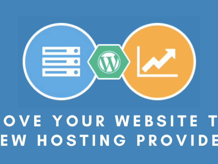 how to move wordpress website to new host