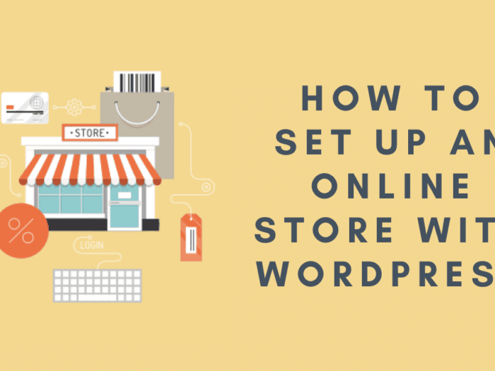 how to setup an online store with wordpress