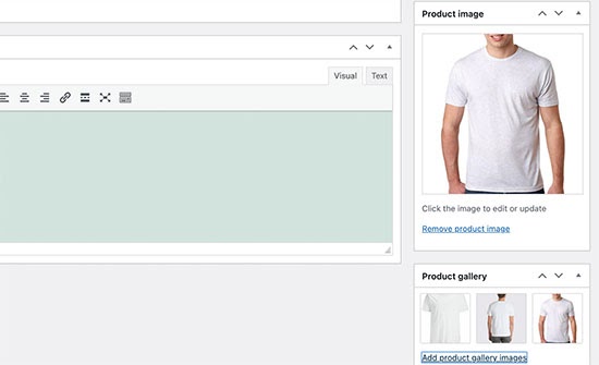 how to set up product images on woocommerce store