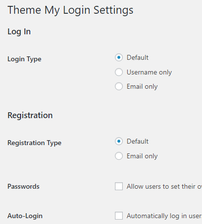 theme my login settings to customize wordpress login page settings