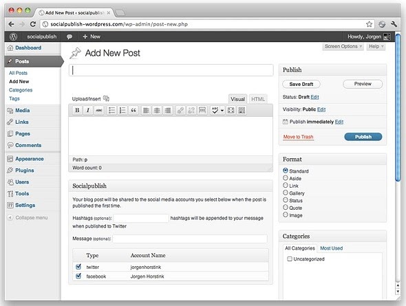 social publish tool