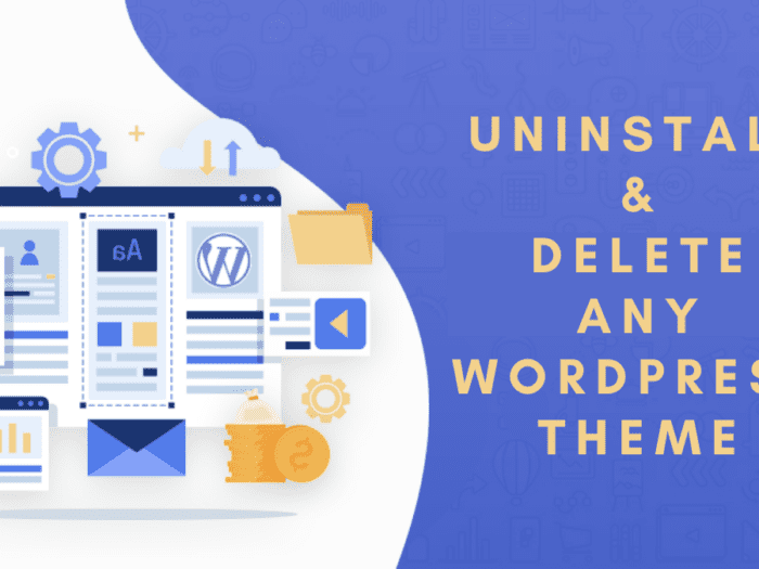 how to uninstall and delete wordpress theme