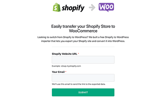 move your shopify store to woocommerce