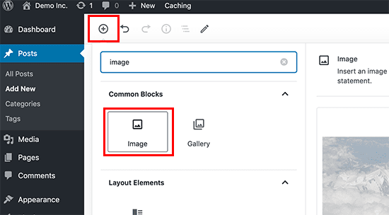 fix common image upload issue on wordpress in content editor