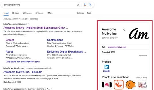 google featured snippets knowledge graph