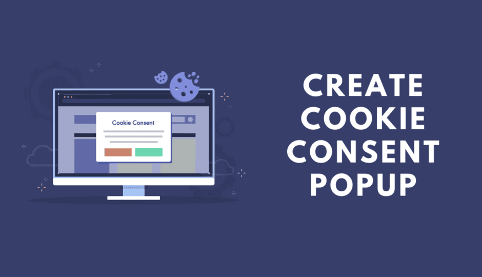 how to create cookie consent popup