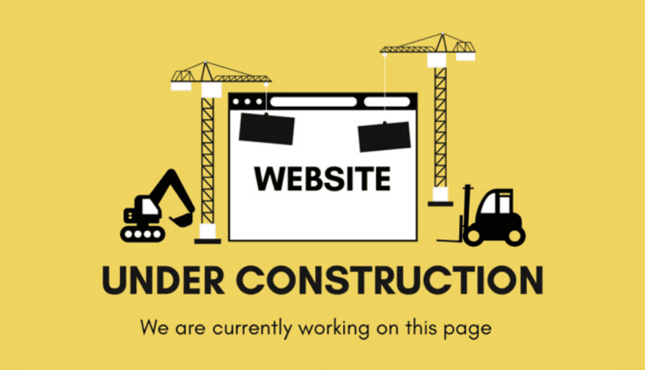 how to create under construction website
