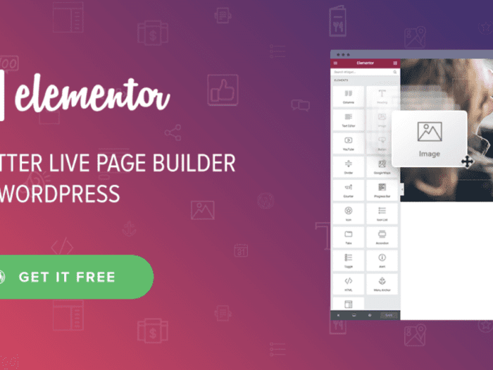 how to use free elementor page builder in wordpress