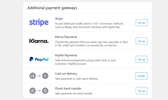 add payment portal to online business