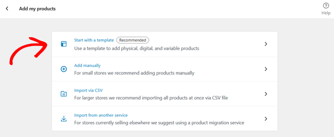 add products to woocommerce store