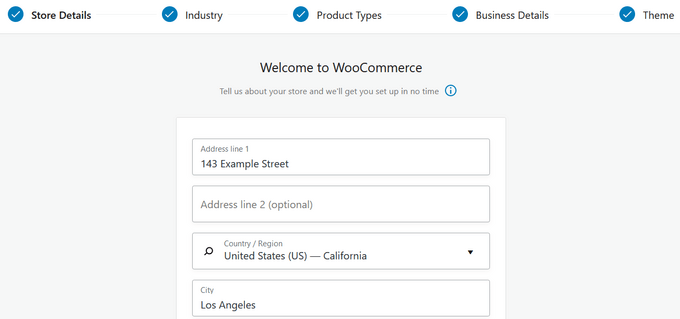 online woocommerce business set up on wordpress