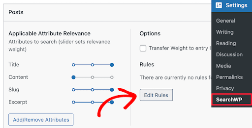 searchwp settings to exclude specific categories and tags