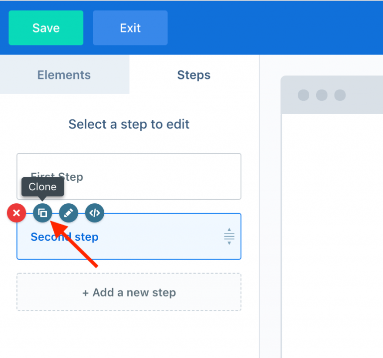 clone steps in convertbox