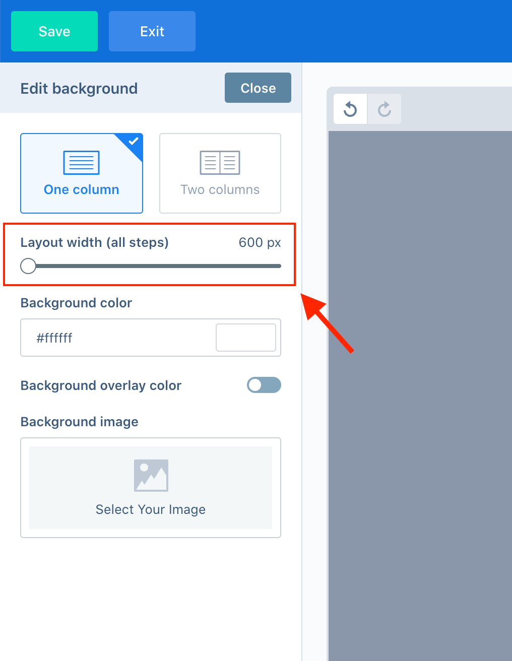 embedded convertbox width change option