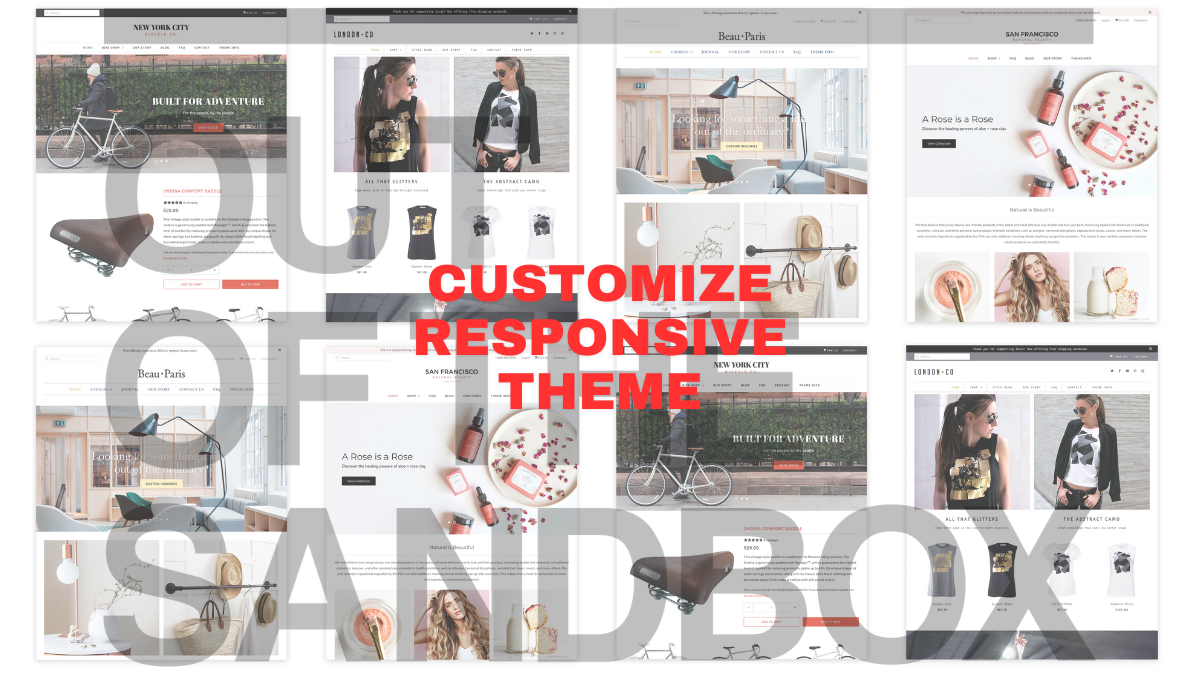 How to Customize Responsive Theme from Out of the Sandbox?