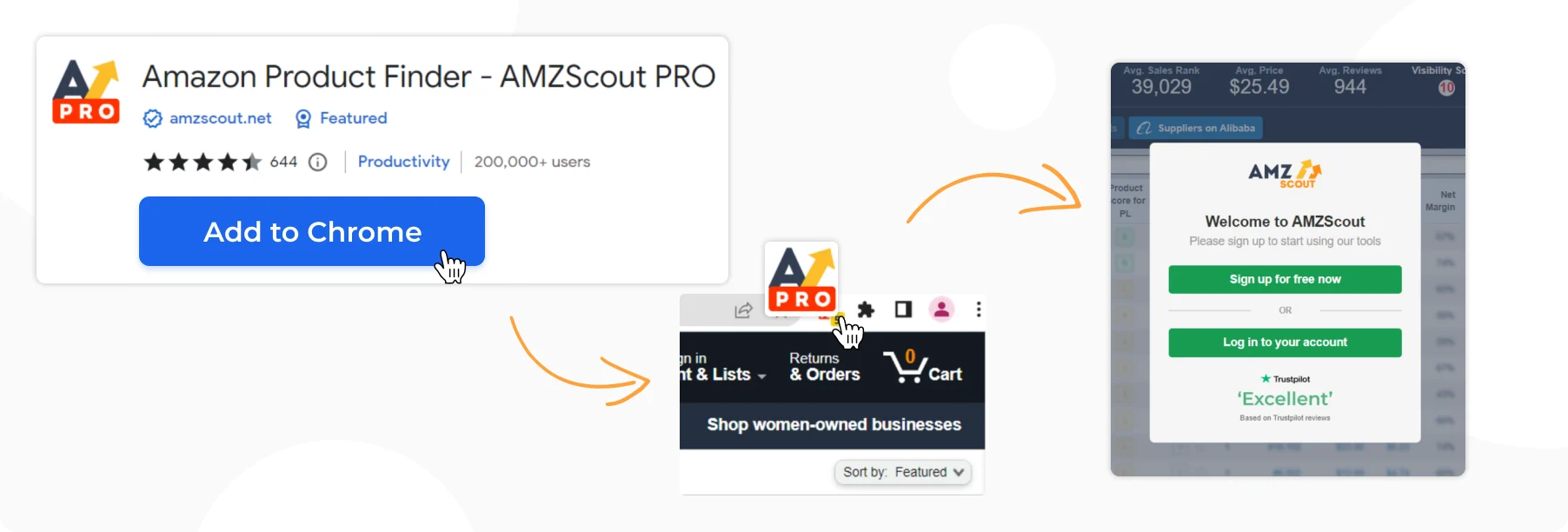 amzscout pro - amazon product finder