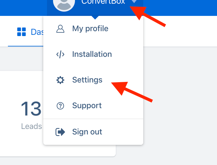 convertbox setting