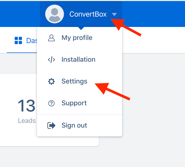 convertbox setting